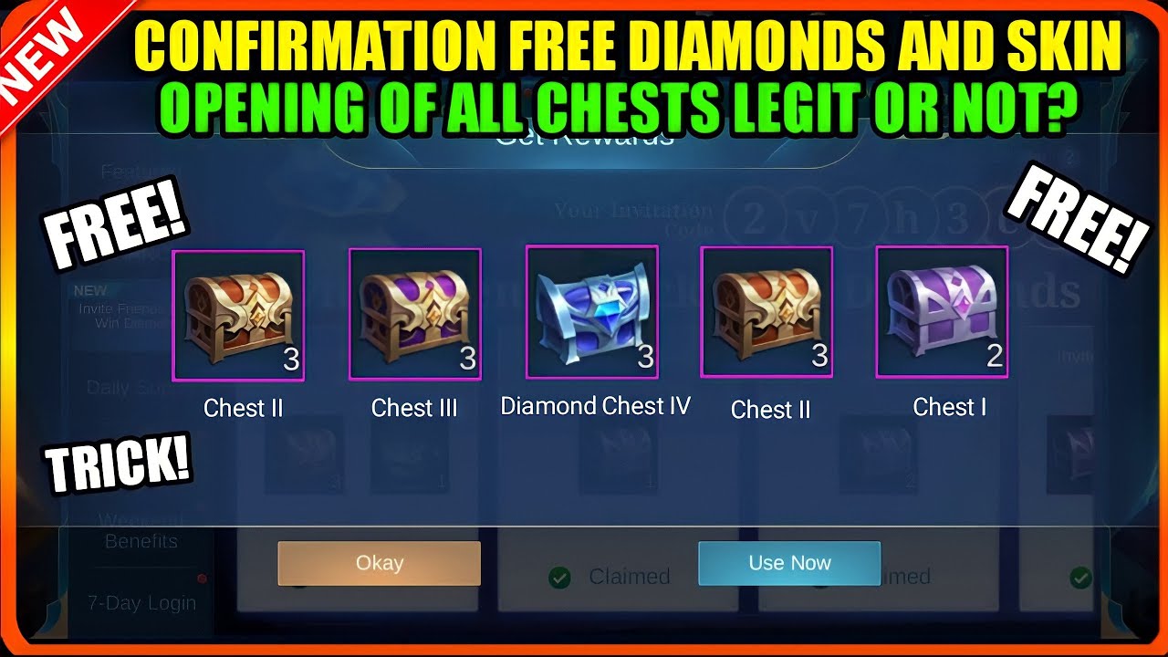 CONFIRMATION! OPENING OF ALL DIAMONDS CHESTS IN FRIEND CALL EVENT LEGIT ...