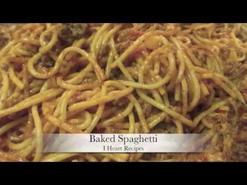 Baked Spaghetti Recipe - I Heart Recipes