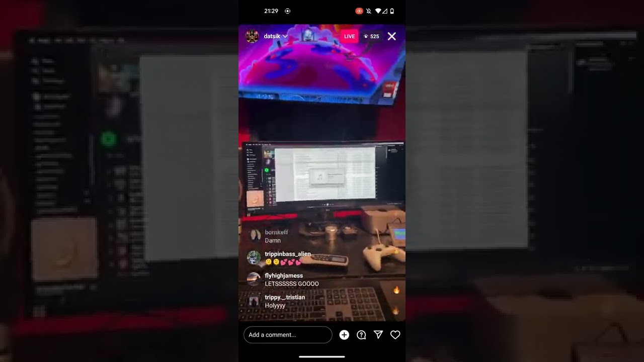 Datsik plays unreleased track on instagram livestream 2022