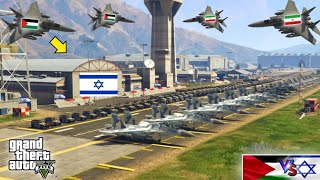 Irani fighter jets & helicopter attack to destroy Israeli military & navy secret weapons areas|Gta⁵