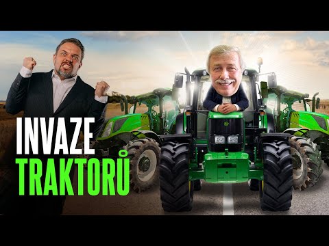 TRAKTORY PŘIVALILY na PRAHU a nečekaně tam ZLEPŠILY DOPRAVU! ORGANIZÁTOR chystá STÁTNÍ PŘEVRAT
