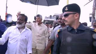 Shri Nara Chandrababu Naidu Garu Visits Lord Shiva Temple Ballari , Founded By Sai Korrapati