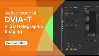 【Demonstration】 Active mode onto 3D Holographic Imaging (DVIA-T)