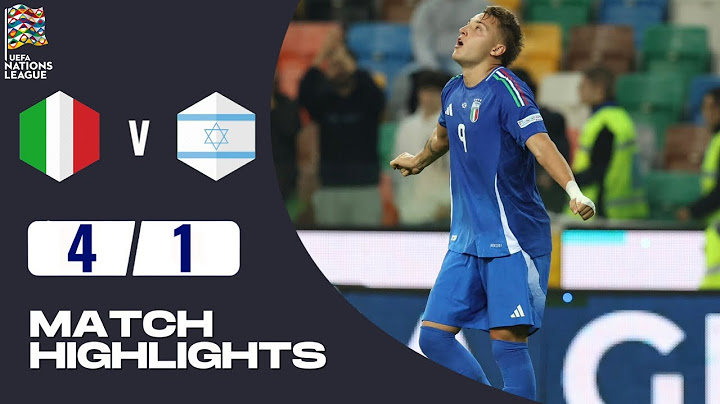 Italy vs Israel | 4-1 | Highlights | UEFA Nations League 2024-25 | italia israel