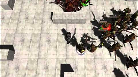 Unity 4 Mecanim Animator+PathFinder Patrol/Chase/Attack/Damage/Death NPC Melee/Range Test #10