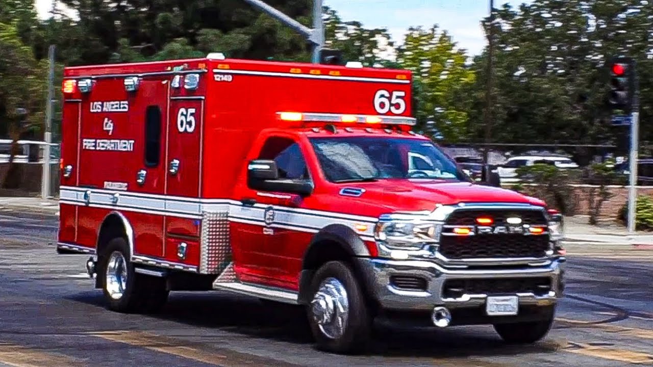 (Old & New Rescue, Reserve & Frontline Engine) LAFD Engine 65, Rescue ...