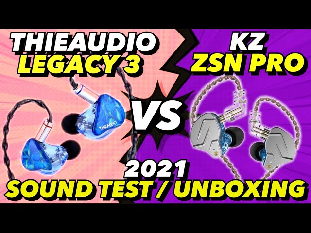 KZ ZS10 Pro VS KZ ZSN Pro Sound Test & Unboxing!