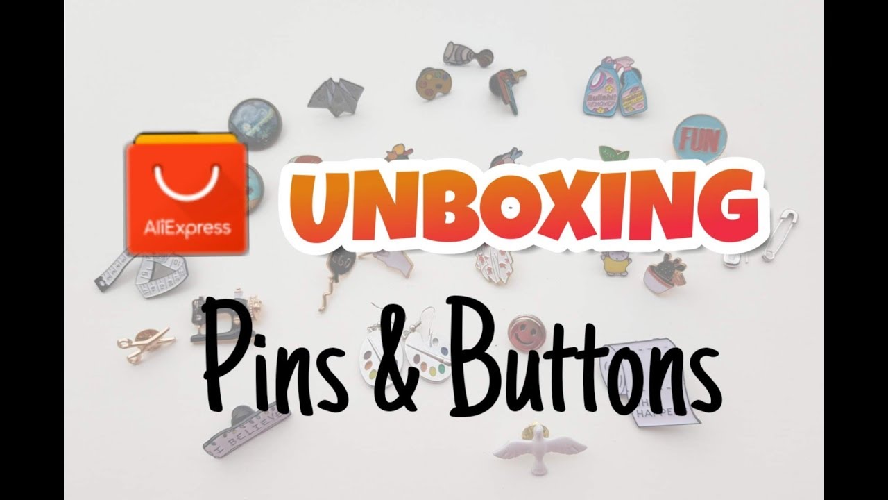 ALIEXPRESS UNBOXING | Pins & Buttons | Zehratu