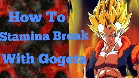 Super Saiyan Gogeta Light and Heavy Stamina Break|| Xenoverse 2