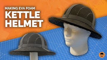 DIY Kettle helmet  - EVA foam crafting video