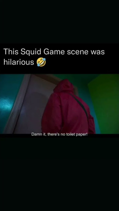 FUNNY TOILET SCENE FROM SQUID GAME 😂