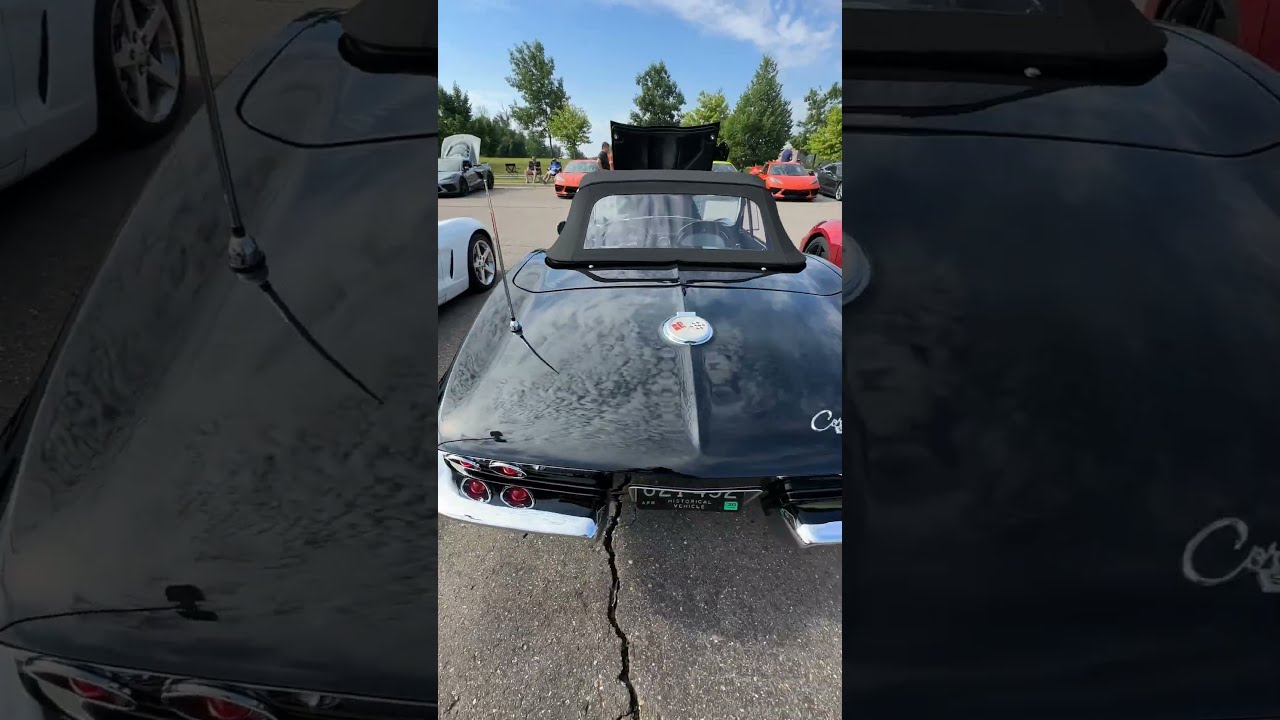 1963 Chevrolet Corvette Convertible Triple Black 1963Corvette CorvetteConvertible Shorts