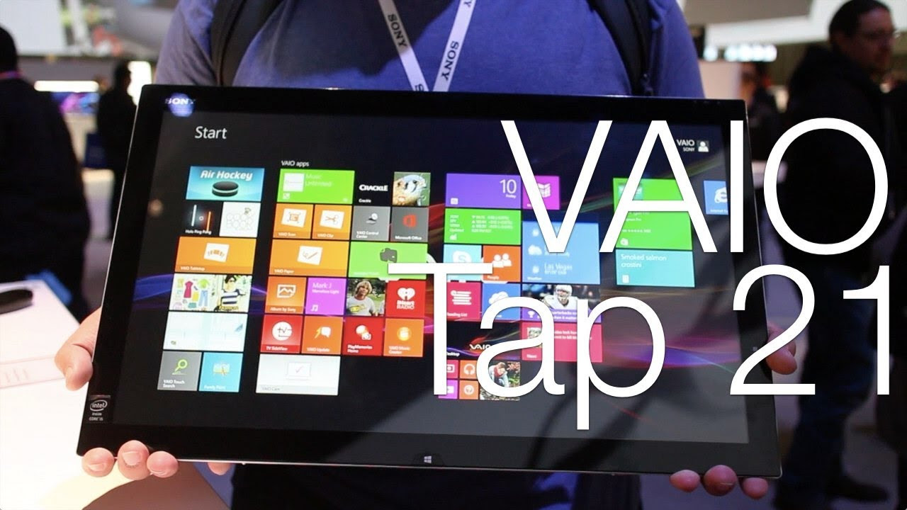 Sony Vaio Tap 21 Hands On - YouTube