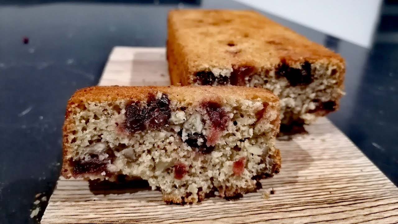 PANQUÉ🍞DE AVENA CON NUEZ ARÁNDANOS Y MIEL