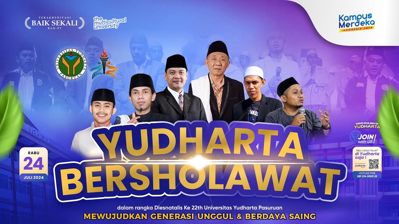 🔴 YUDHARTA BERSHOLAWAT 2024 bersama Fandy Irawan, Danuarta ST, Cak Ukil, dan Gus Ngantemi