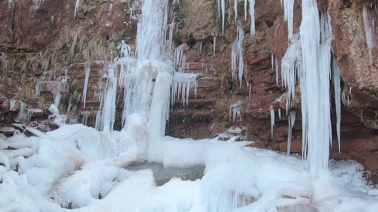 Frozen Bridal Veil Falls Near Cloudcroft New Mexico Youtube