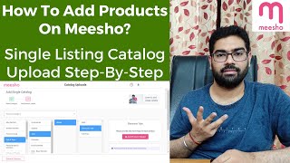 How To Add Products On Meesho Supplier Dashboard | Single Listing Catalog Upload Step-By-Step screenshot 5