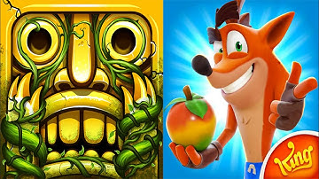 Temple Run 2 vs Crash Bandicoot: On the Run! - Gameplay HD 2021 (Android/iOS)