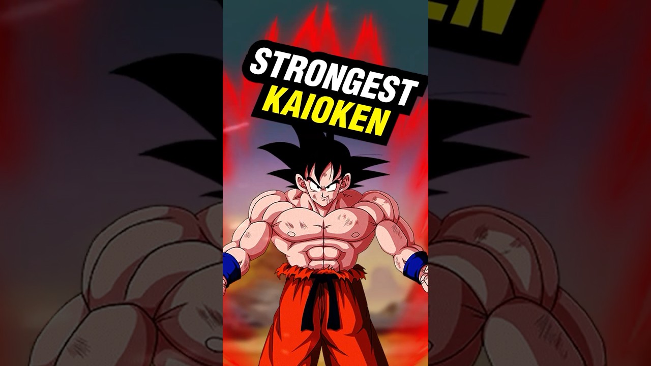 Goku's STRONGEST Kaioken EVER  #dbz #dragonball #goku