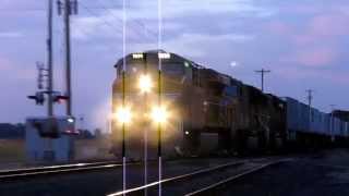 UP ZBRLC-07 Passing Through Brooks (HD)