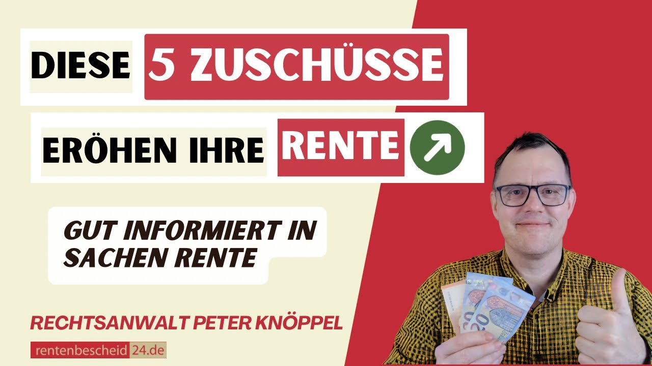 RENTE ERHÖHEN: Diese 5 Zuschüsse sichern Rentner monatlich bares Geld- was Sie jetzt wissen müssen