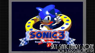 Sky Sanctuary Zone - Sonic 3 (Nov 3 1993 Prototype)