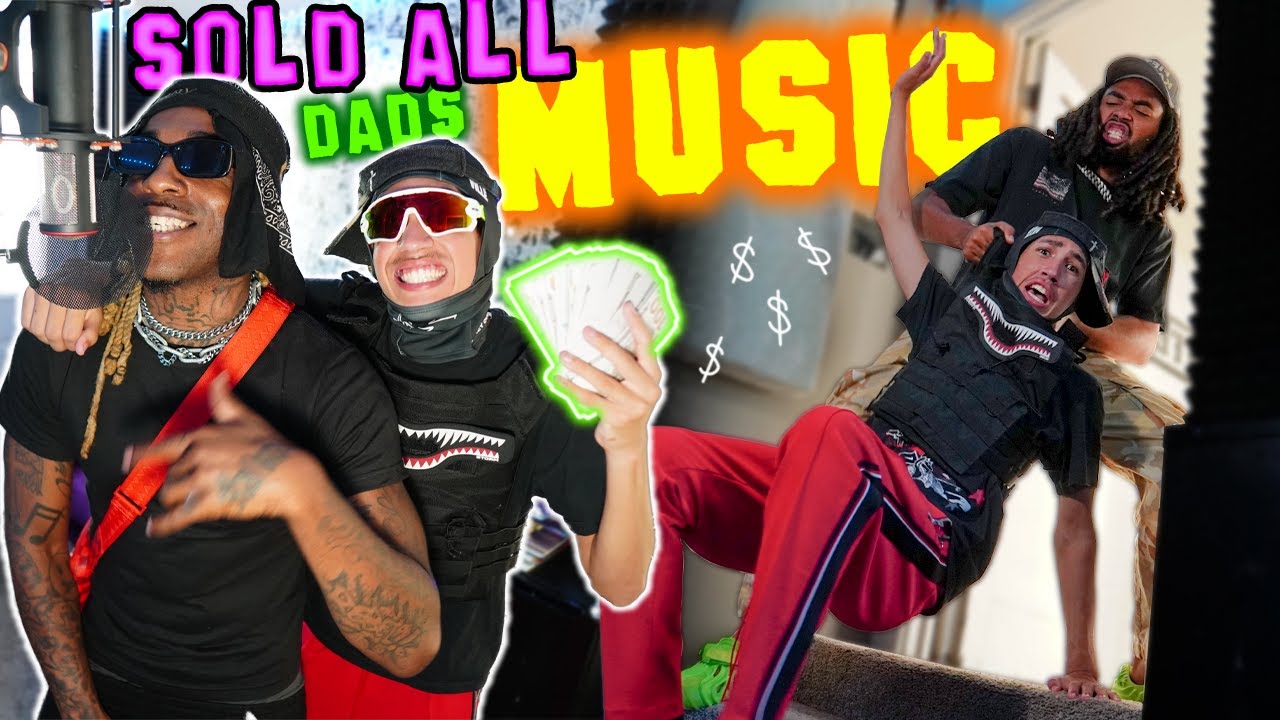 *CAUGHT* SELLING ALL MY DADS ORIGINAL MUSIC to RAPPERS!! 😂😂