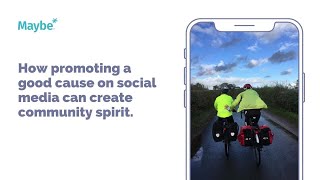 How promoting a good cause on social media can create community spirit