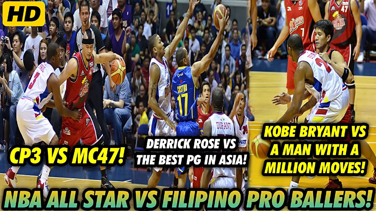 When NBA All-Stars Face Filipino Professional Basketball Players! | 2011 NBA vs PBA
