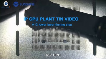 iPhone CPU Reballing