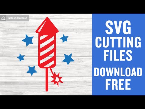 4Th Of July Fireworks Svg Free Cutting Files for Cricut Instant Download