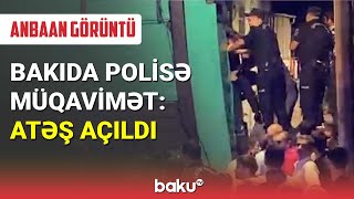 Bakıda polis avtomobilə atəş açdı  - BAKU TV