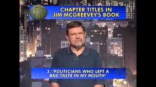 Gerard Mulligan as James McGreevey Top Ten List—Letterman show