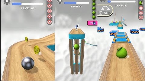 Sky Rolling Ball 3D - Going Balls 3D Walkthrough All Levels Gameplay | (Android,ios 85-86-87