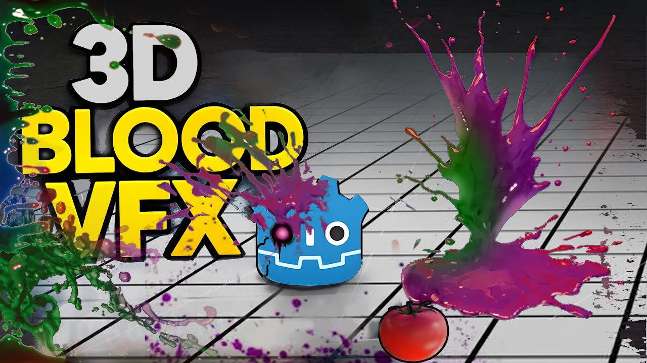 GODOT 4 - Blood VFX Tutorial (Totally Not Tomato Sauce 🍅)