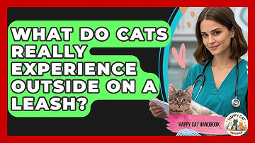 What Do Cats Really Experience Outside On A Leash? - Happy Cat Handbook