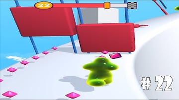 BLOB RUNNER 3D - Walkthrough Gameplay - Level 22 | GamePlays Bon #Shorts