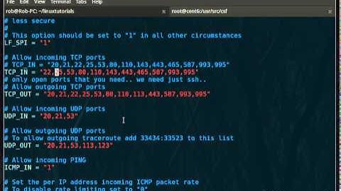 Install and set up CSF / LFD on Linux