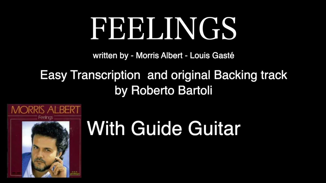 Feelings - TAB - Sheet music with chords and backing track