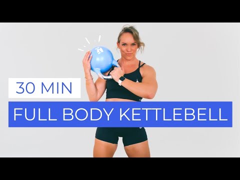 30 MIN FULL BODY KETTLEBELL WORKOUT | Build Strength, Tone Your Body — Penny Barnshaw - Garage Fitness Girl