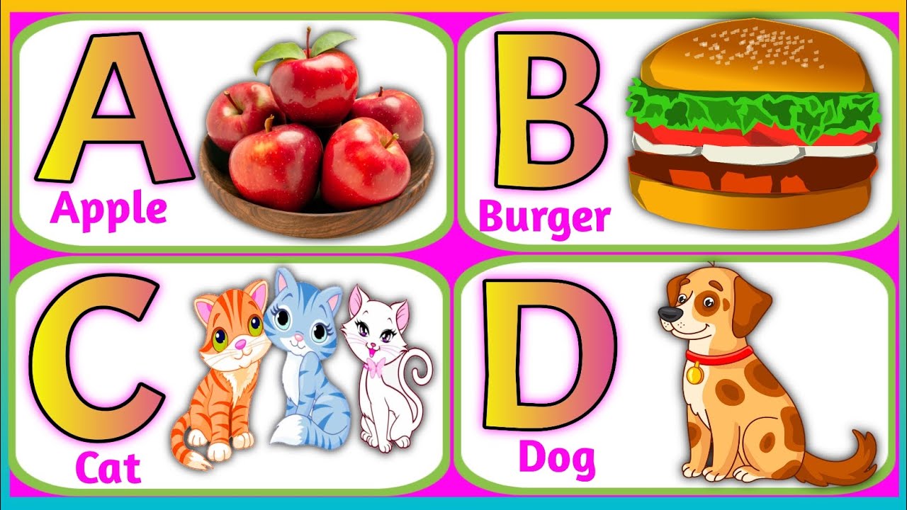 English alphabet | Learn Alphabet ABCD | ABC Preschool Book Learning ...