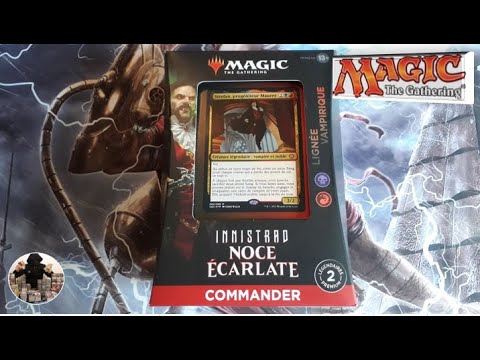 I open the Vampiric Lineage Commander deck of the Innistrad Crimson Vow edition