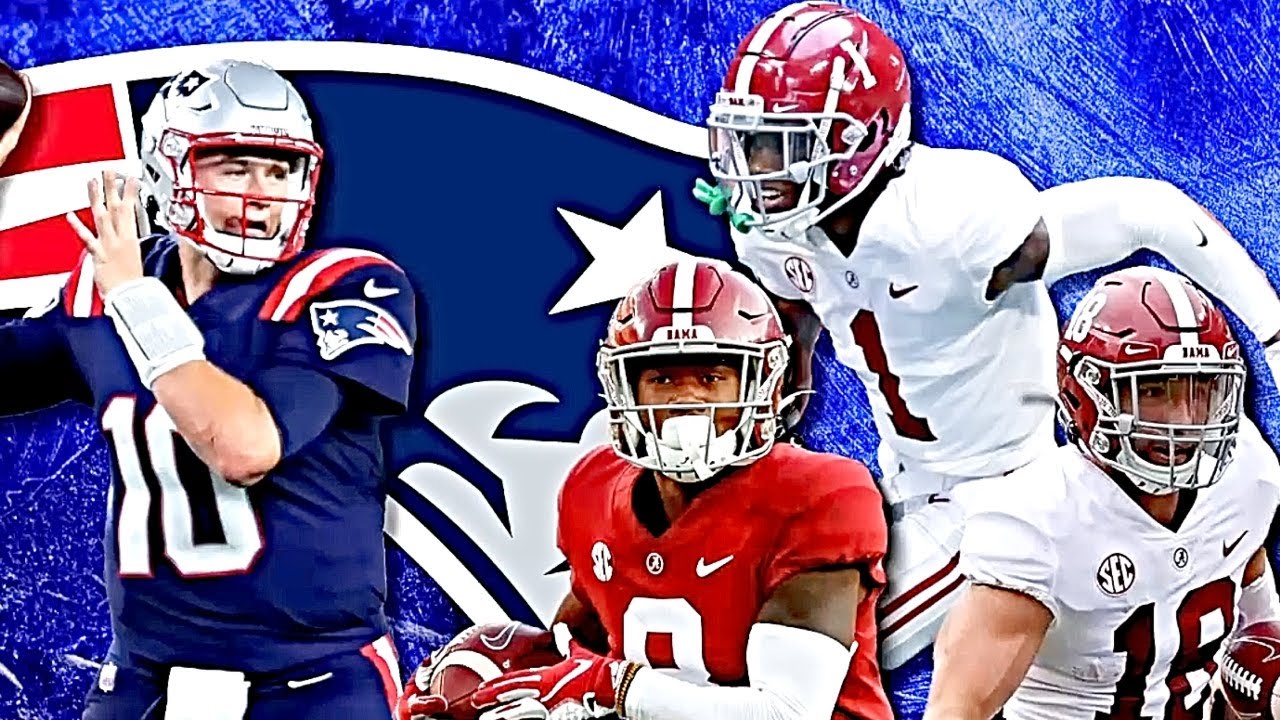 What if the PATRIOTS took ALL THREE Bama receivers in the draft? 🤔