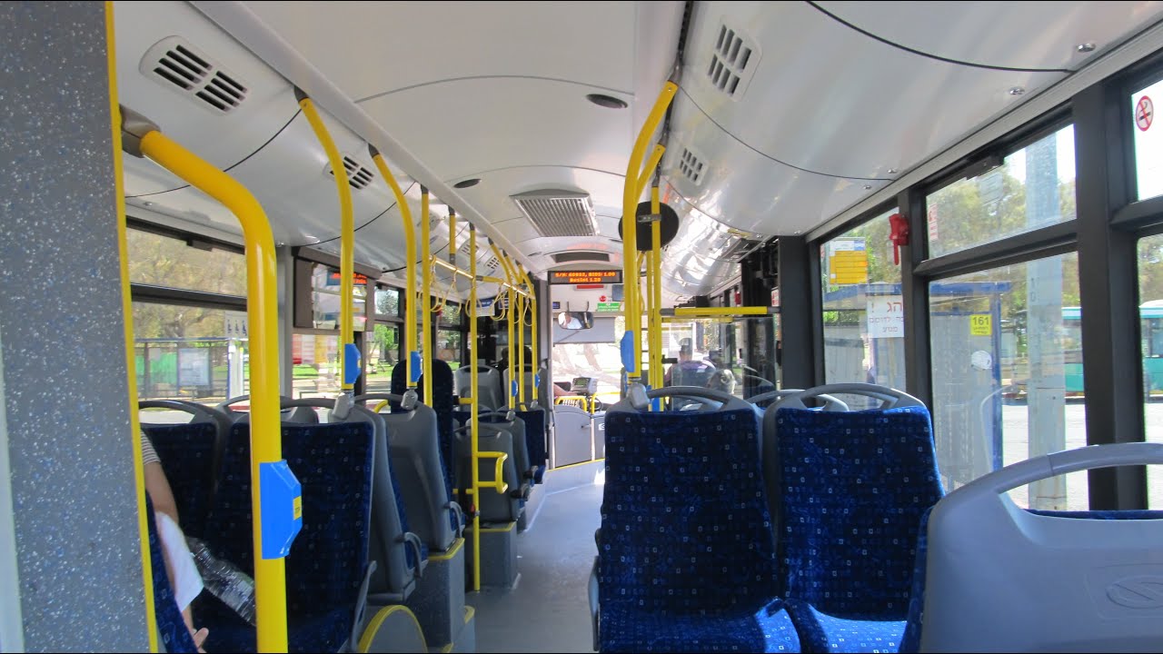 2016 SOLARIS URBINO 12 BUS RIDE IN TEL AVIV 15.7.2016