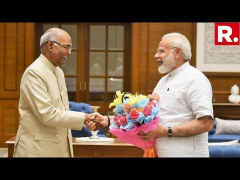 PM Modi To Meet President Ramnath Kovind, Enroute To Rashtrapati Bhavan