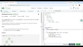 Kth Ancestor in a Tree Practice GeeksforGeeks