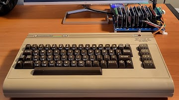 Commodore 64 Keyboard on a RC2014 Pro! (Modified P-Lab Appledore adapter)