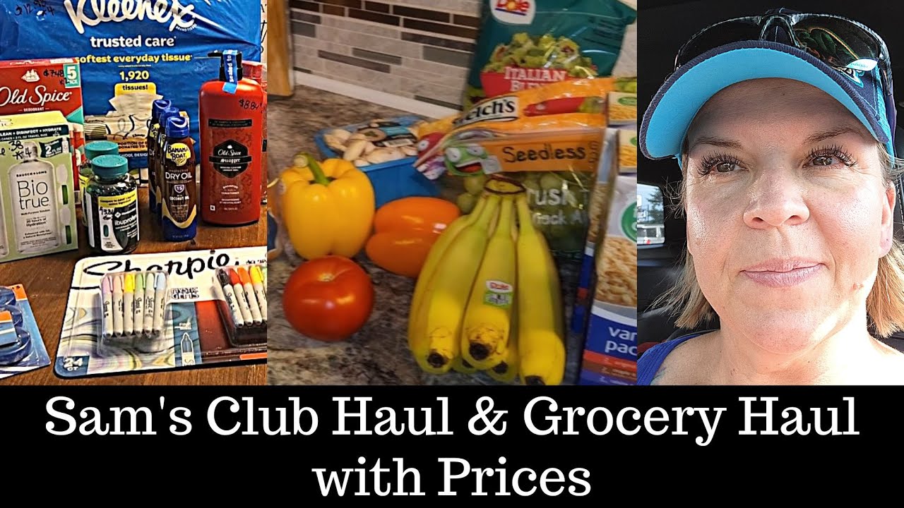 Grocery Haul • Sam's Club Haul • Meal Plan