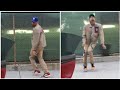 Chris Brown Dancing "Go Crazy" In the street