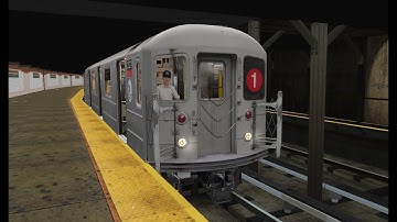 MTA R62a 1 Train from South Ferry to Van Cortlandt Park-242 St | OpenBVE